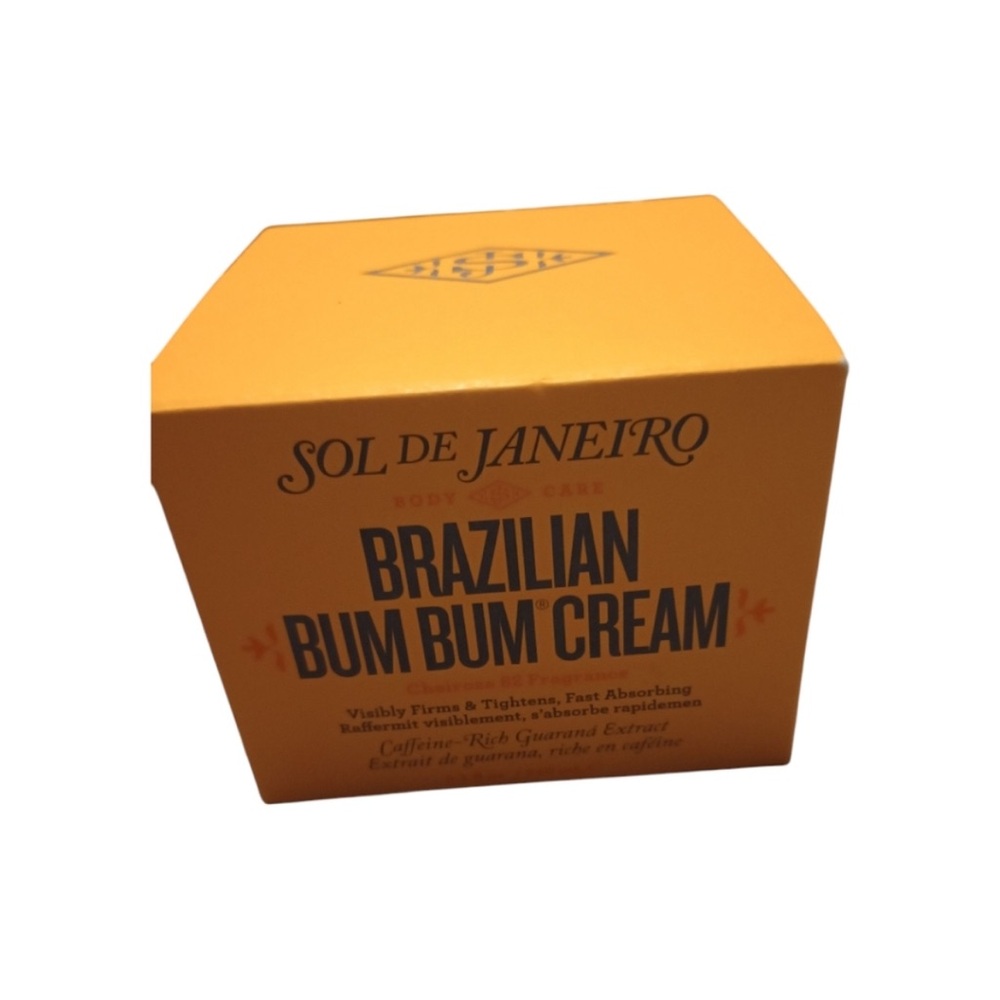Sol de Janeiro Brazilian Bum Bum Cream in Yellow Packaging. New in box.